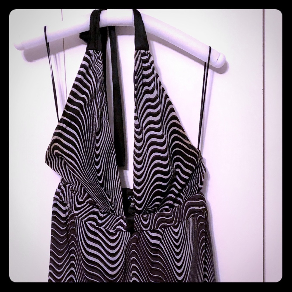 Black and White cocktail dress